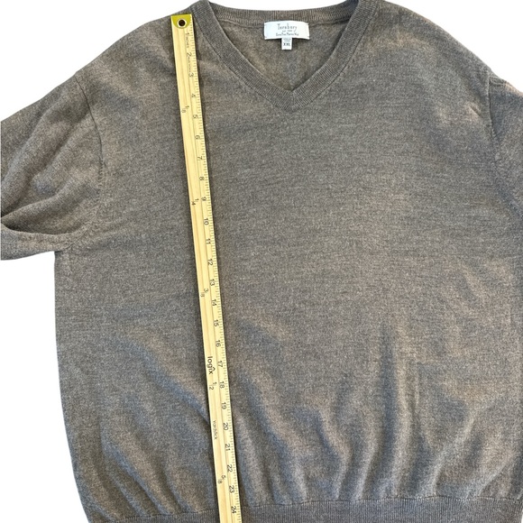 Men’s/ Women’s‎ V-Neck Merino Wool Brown - Picture 4 of 7
